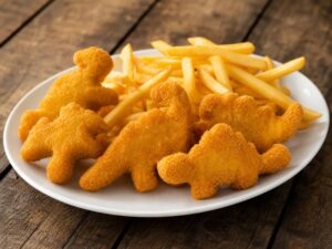 Dinosaur Nuggets w/ Fries